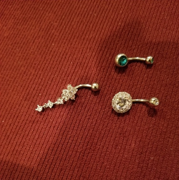 Belly button ring set NEW - Picture 3 of 3